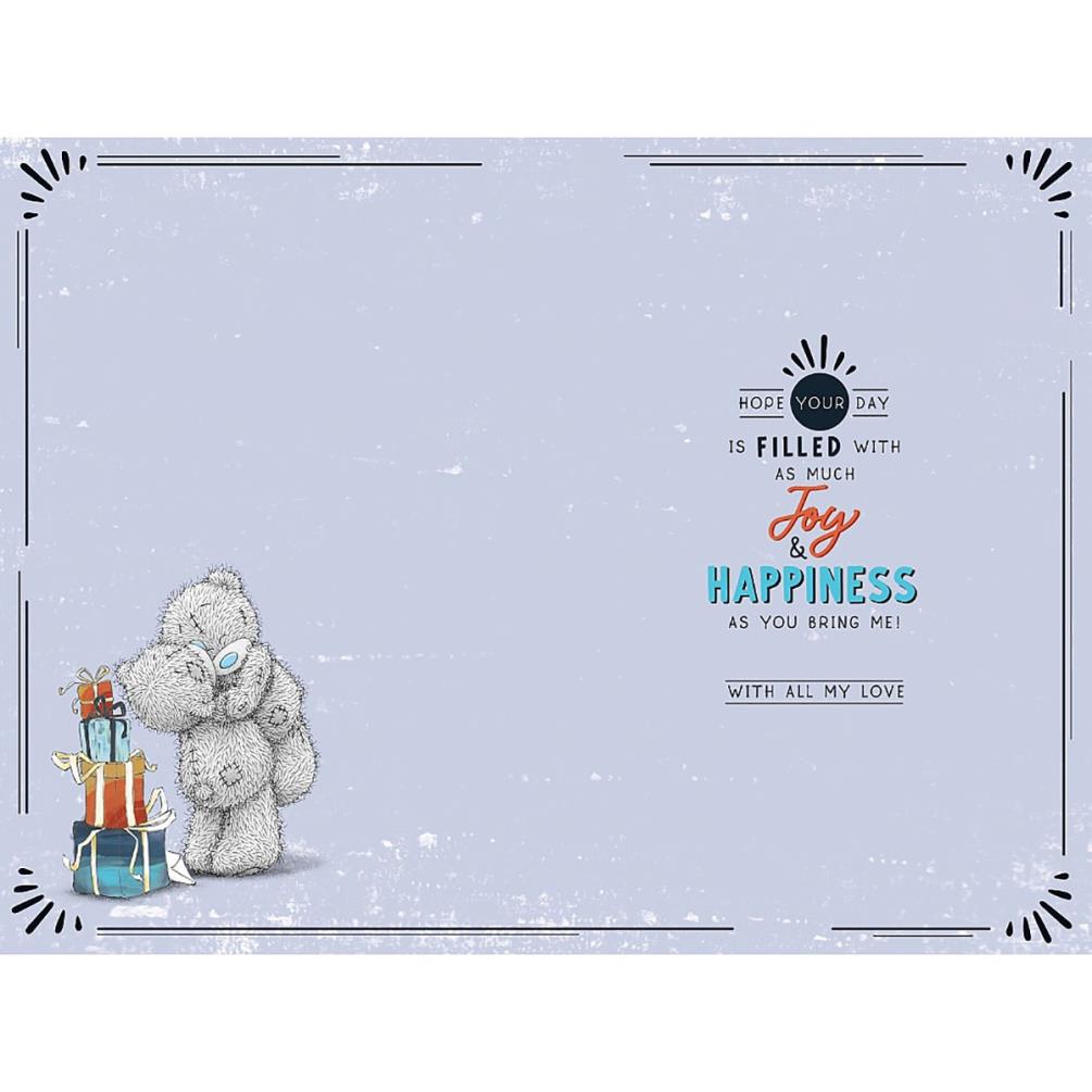 Fantastic Husband Me to You Bear Birthday Card Extra Image 1